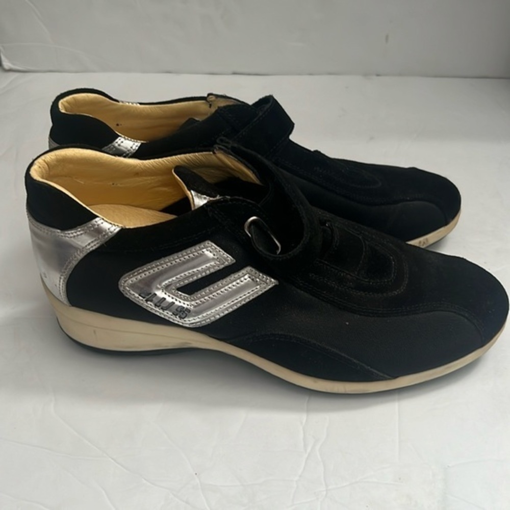 Cesare Paciotti 4US black and silver shoes